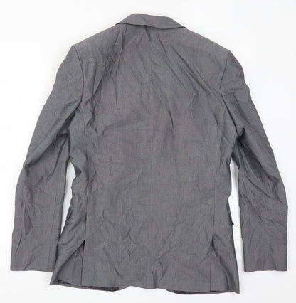 Mens UK Size 36 Limehaus Regular Grey Suit Jacket
