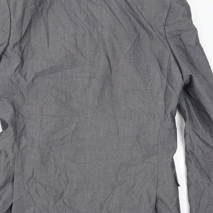 Mens UK Size 36 Limehaus Regular Grey Suit Jacket