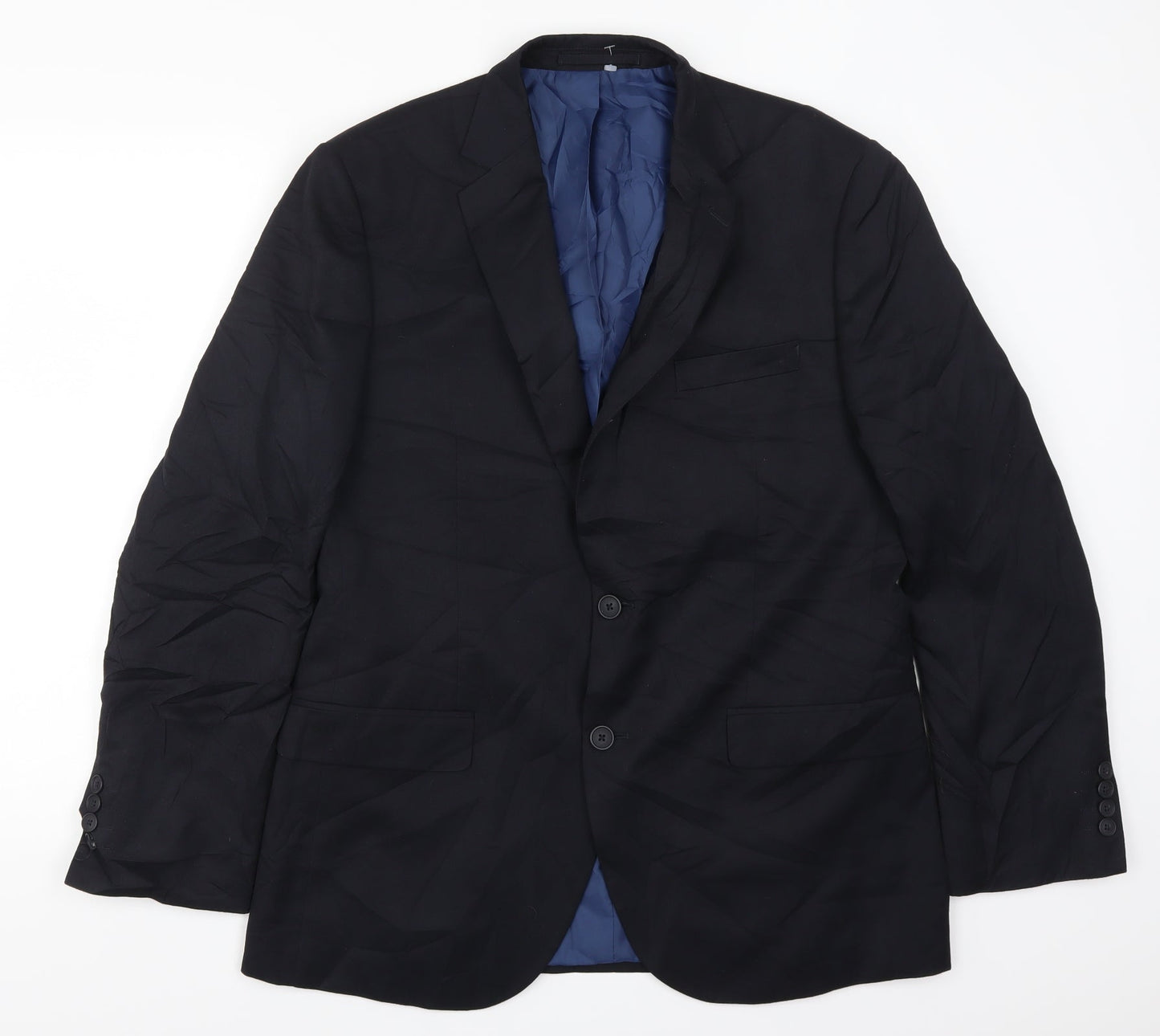 Mens UK Size 40 Marks and Spencer Regular Blue Suit Jacket