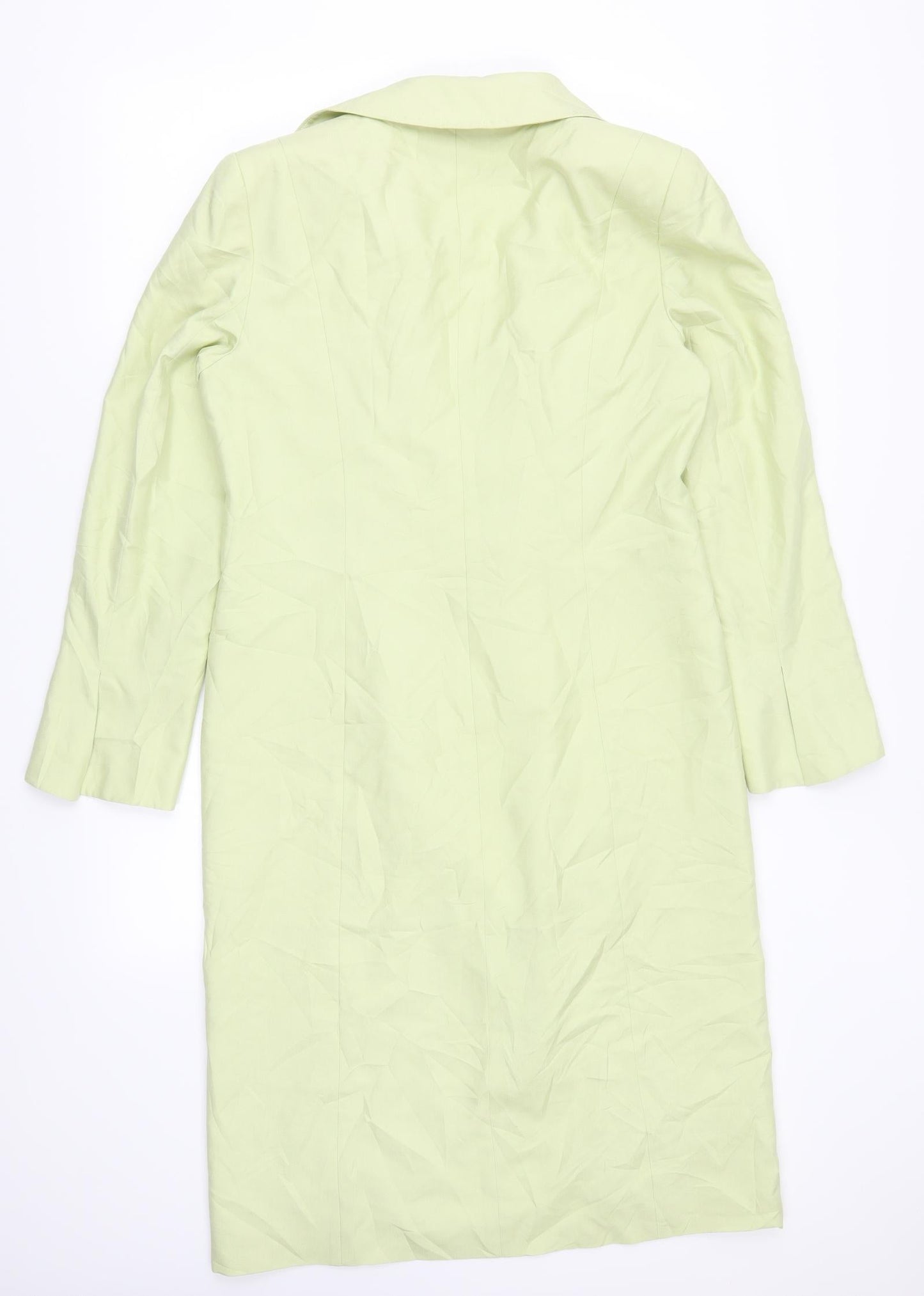 Belinda Ching Womens Green   Overcoat Coat Size 14