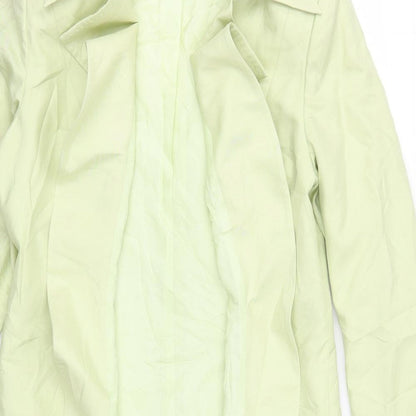 Belinda Ching Womens Green   Overcoat Coat Size 14