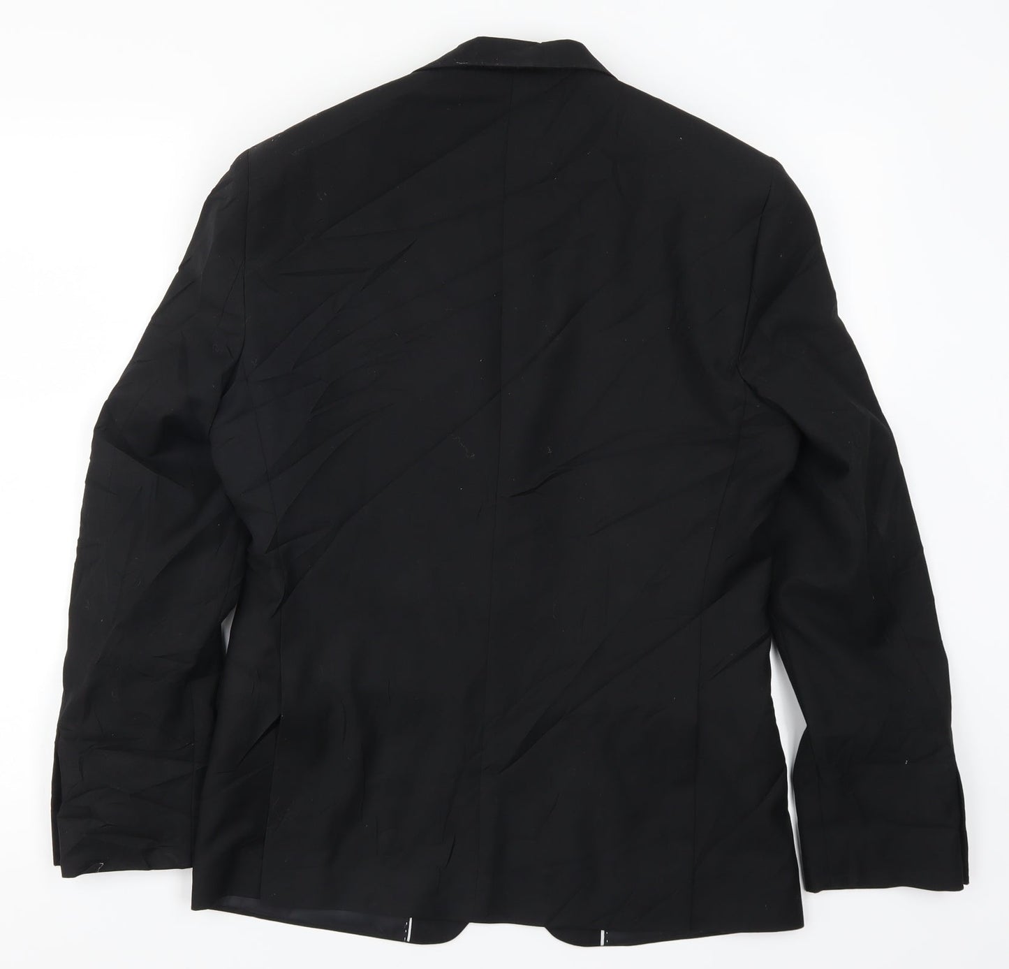 Mens UK Size 36 Red Herring Regular Black Suit Jacket
