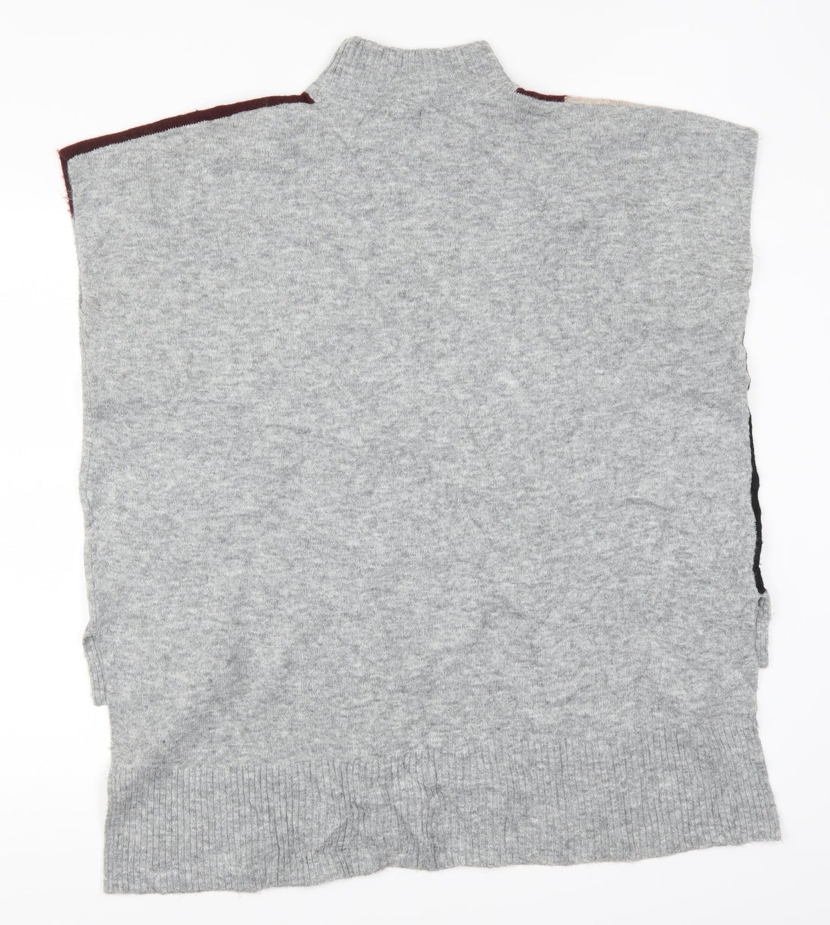 River Island Womens Grey Geometric  Pullover Jumper Size 10