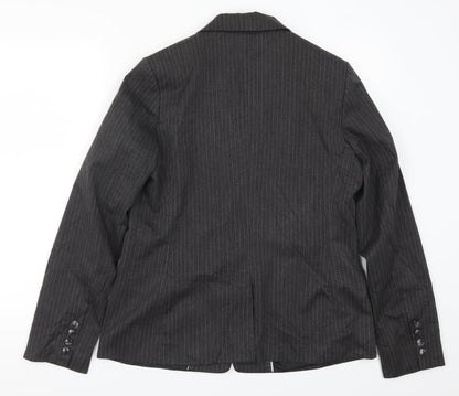 Womens UK Size 8 H&M Regular Grey Suit Jacket