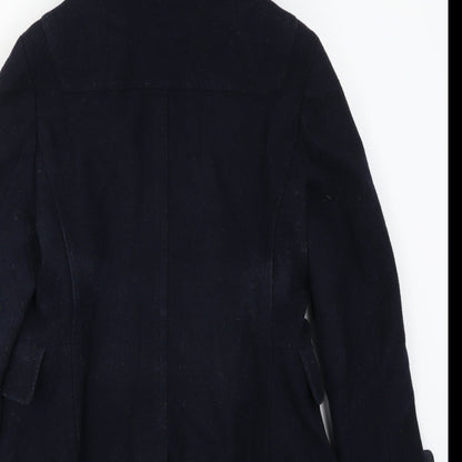 Therapy Womens Blue   Pea Coat Coat Size 10