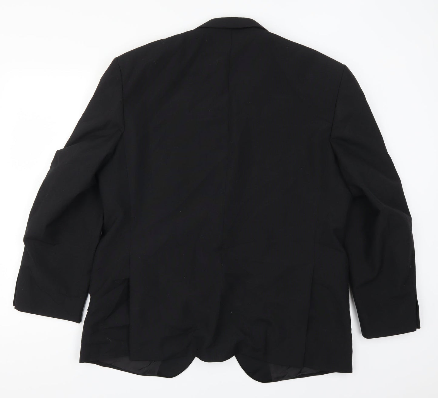 Mens UK Size 44 Preworn Regular Black Suit Jacket