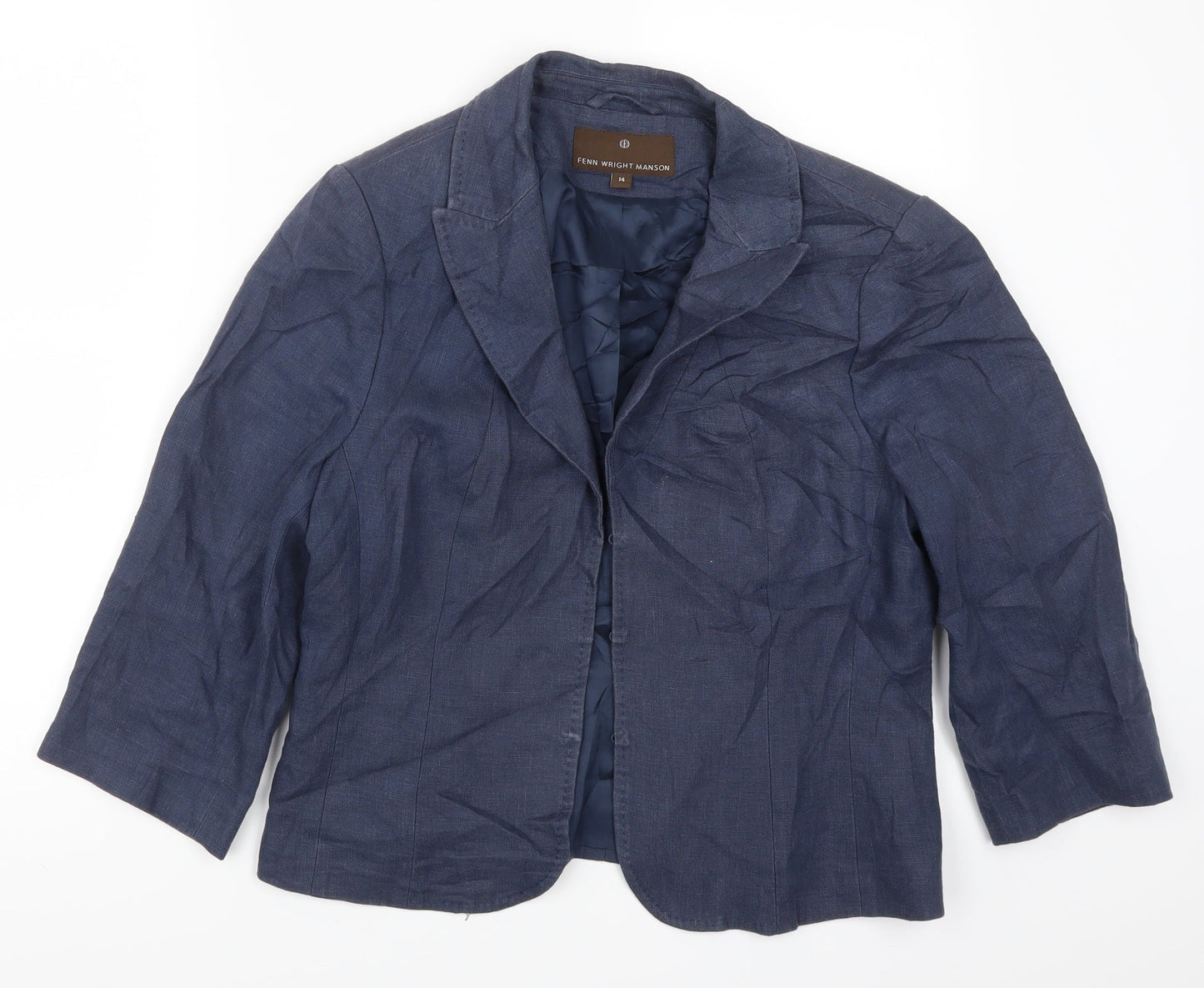 Fenn Wright Manson Womens Blue   Jacket  Size 14
