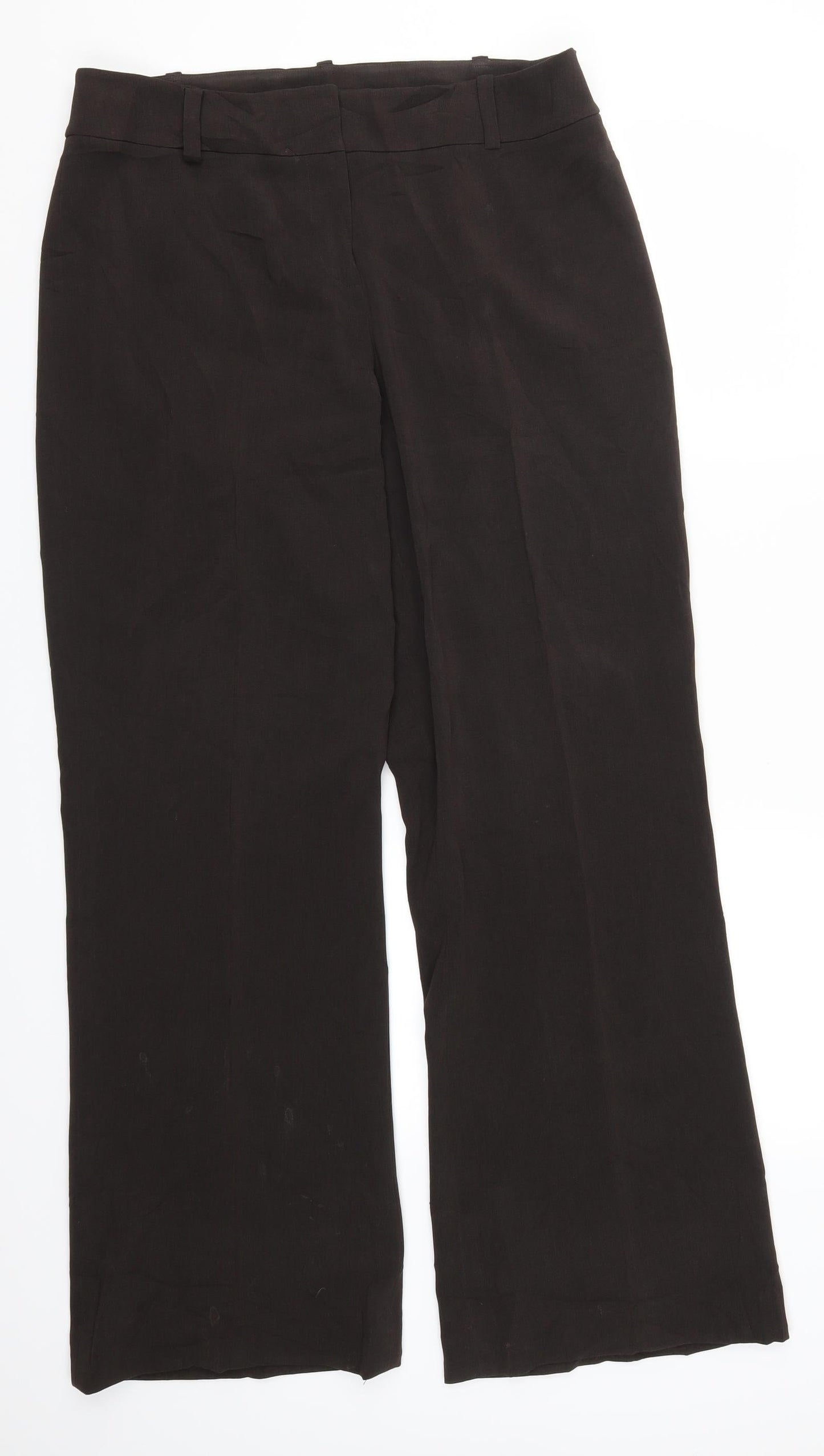 Womens UK Size 12 Planet Regular Fit  Brown Trousers