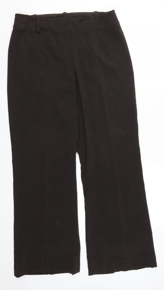 Womens UK Size 12 Planet Regular Fit  Brown Trousers