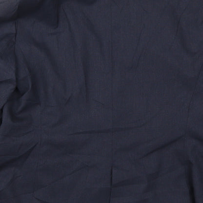 Zara Womens Blue   Jacket Suit Jacket Size 14