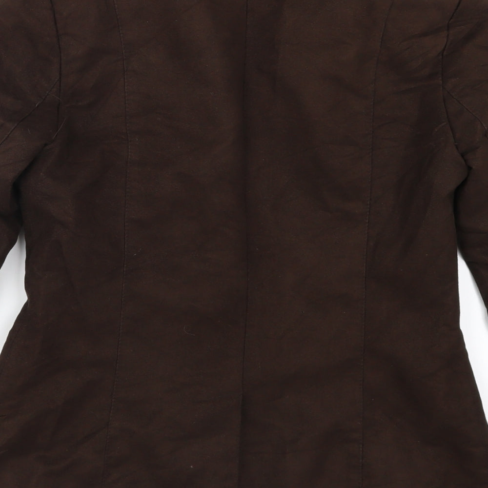 Topshop Womens Brown   Jacket Suit Jacket Size 8
