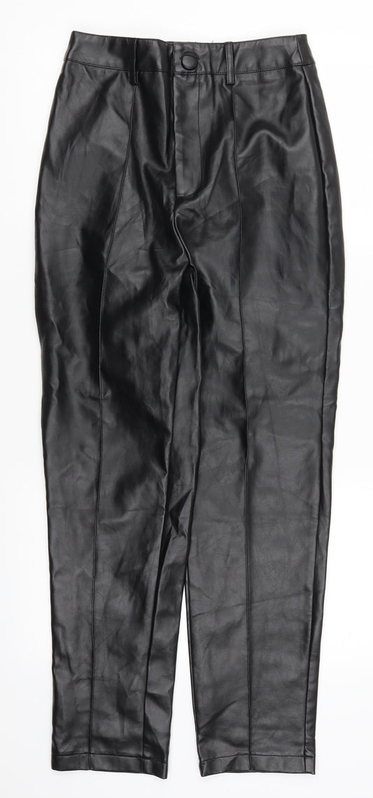 Missguided Womens Black   Trousers  Size 6 L26 in
