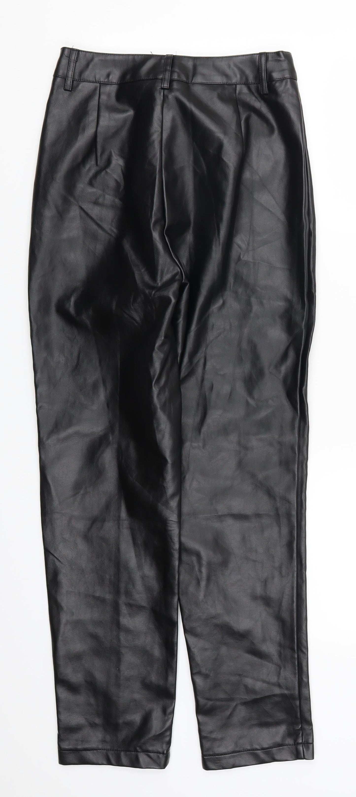 Womens UK Size 6 Missguided Regular Fit  Black Trousers