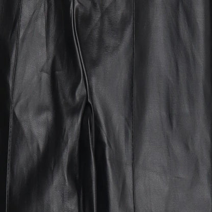 Womens UK Size 6 Missguided Regular Fit  Black Trousers