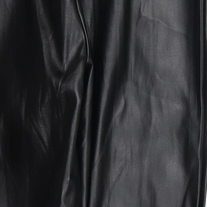 Womens UK Size 6 Missguided Regular Fit  Black Trousers