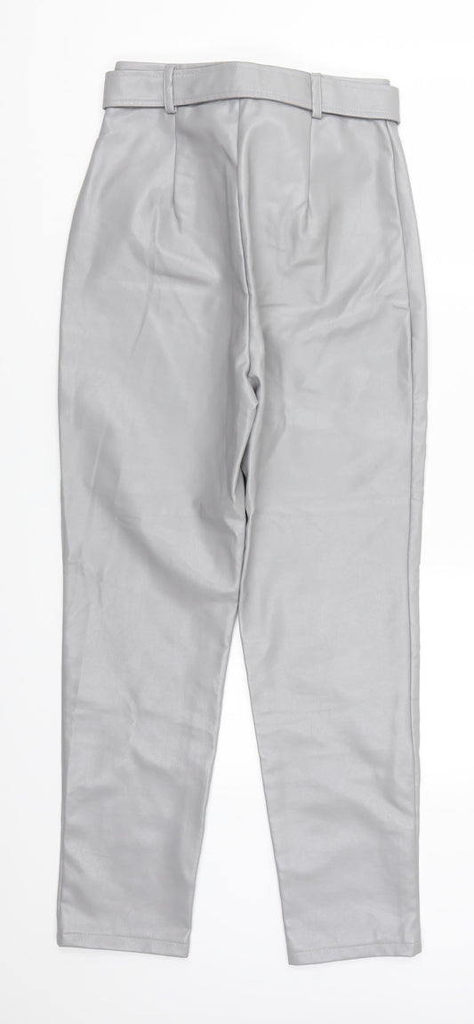 Missguided Womens Grey   Trousers  Size 6 L27 in