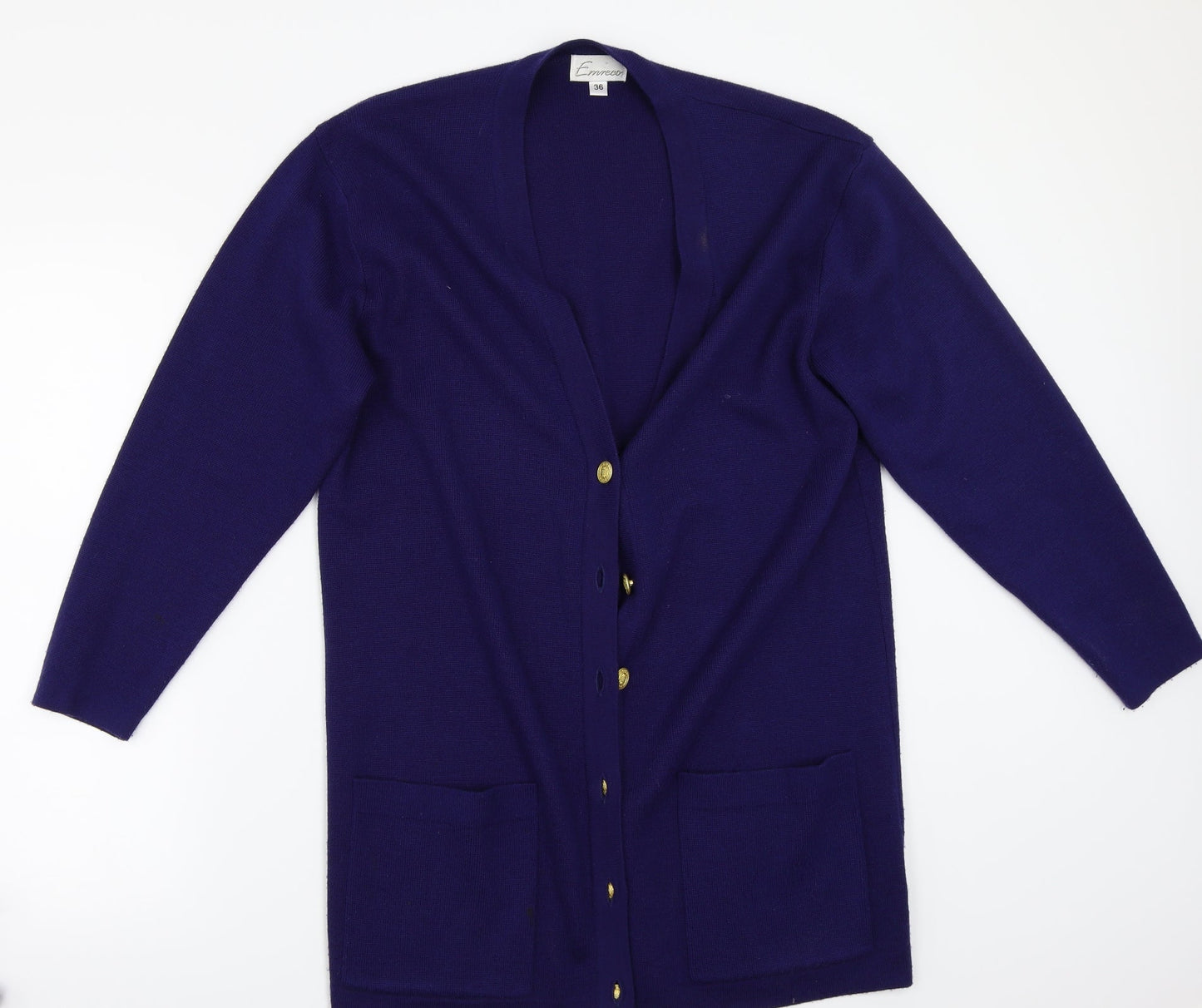 Emreco Womens Blue   Cardigan Jumper Size 36