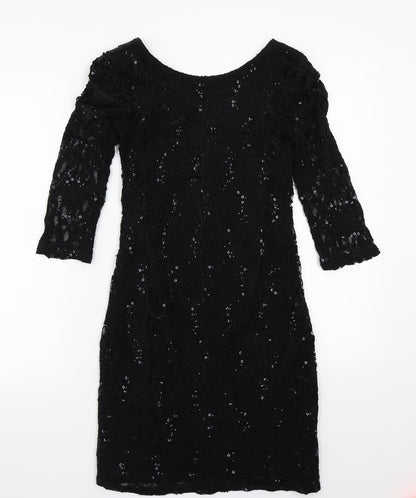 Evie Womens Black   A-Line  Size 10