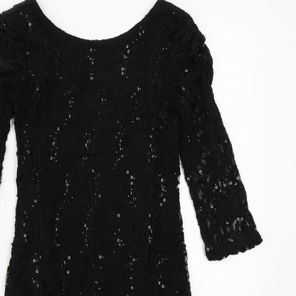 Evie Womens Black   A-Line  Size 10