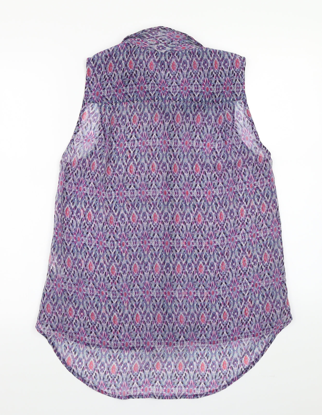 Womens UK Size 8 H&M Purple Basic Blouse