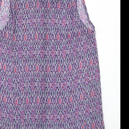 Womens UK Size 8 H&M Purple Basic Blouse