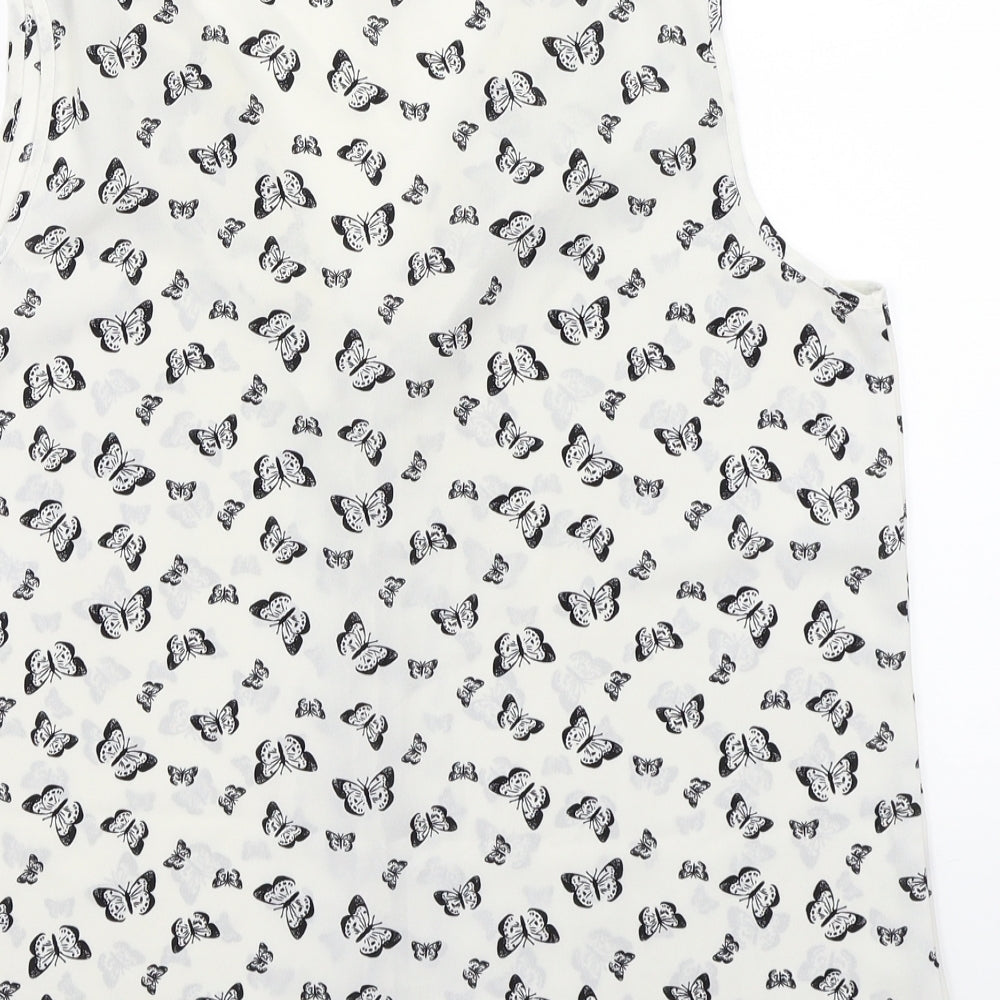 Primark Womens White   Basic Button-Up Size 12