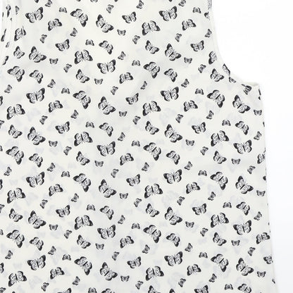 Primark Womens White   Basic Button-Up Size 12