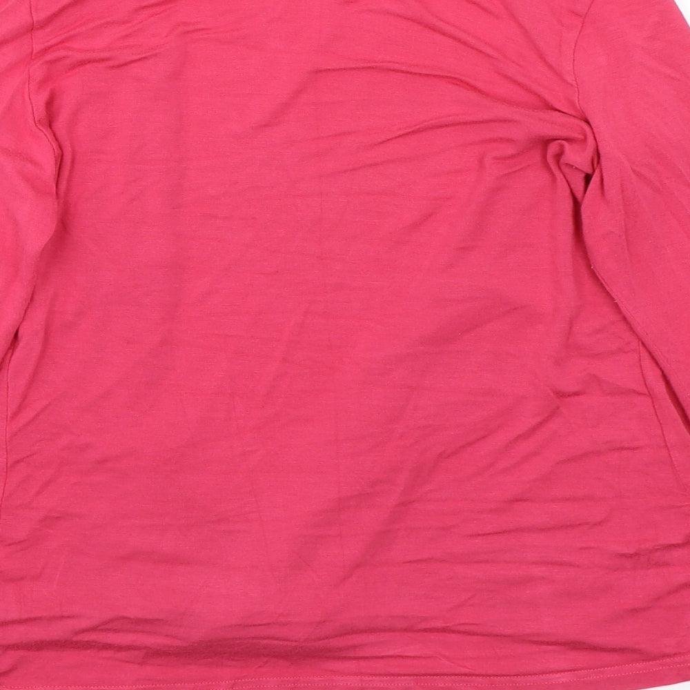 Loungerie Womens Pink   Cardigan Jumper Size M