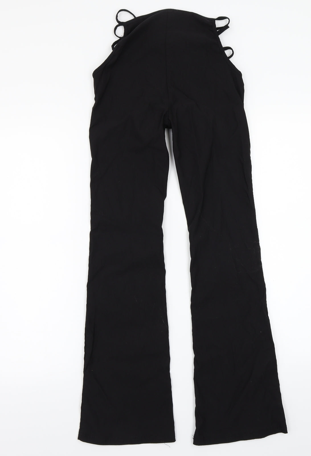 Womens UK Size M Preworn Regular Fit  Black Trousers