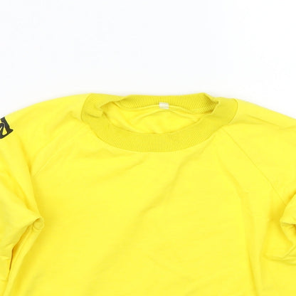 Preworn Girls Yellow  Rayon Pullover Jumper Size S