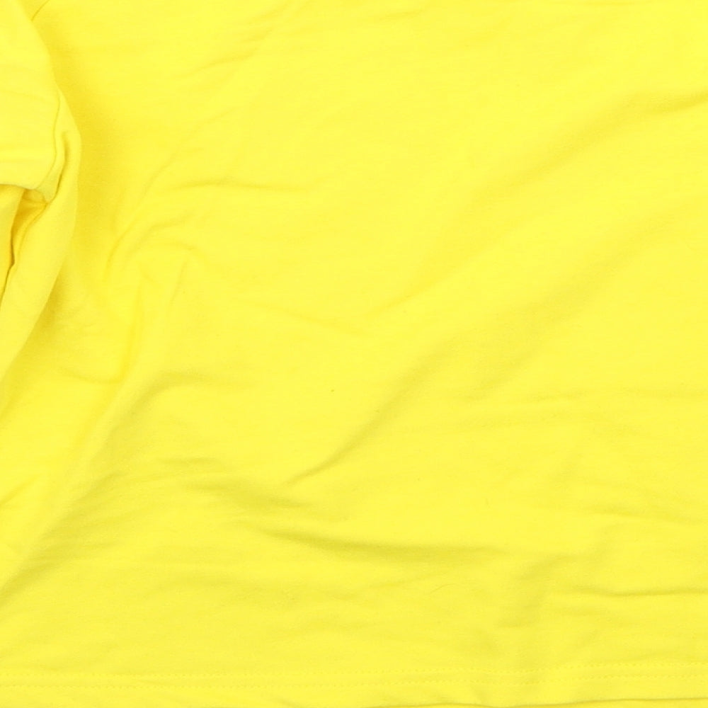 Preworn Girls Yellow  Rayon Pullover Jumper Size S