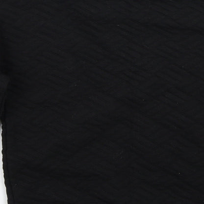 Minoti Girls Black   Pullover Jumper Size 9-10 Years