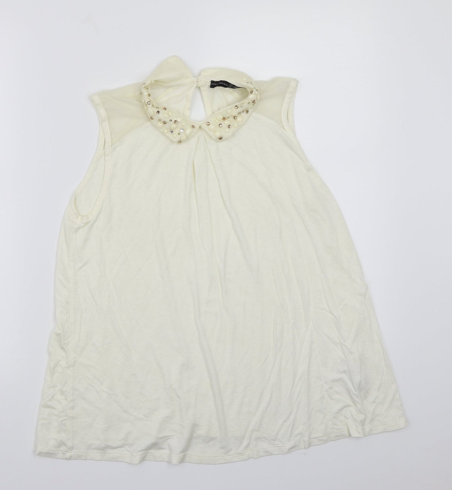 Primark Womens Ivory   Basic T-Shirt Size 8