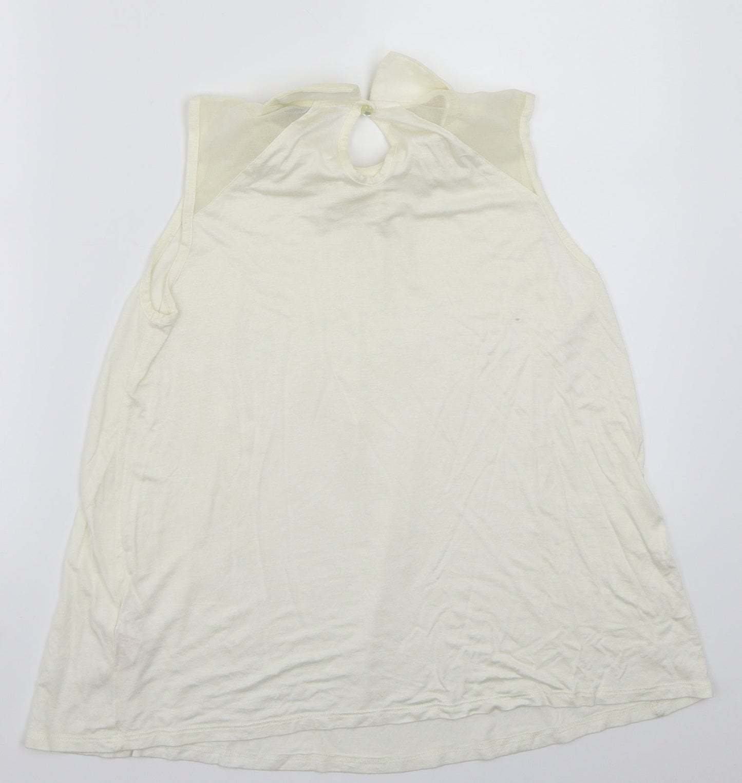 Primark Womens Ivory   Basic T-Shirt Size 8