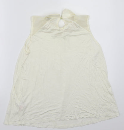 Primark Womens Ivory   Basic T-Shirt Size 8