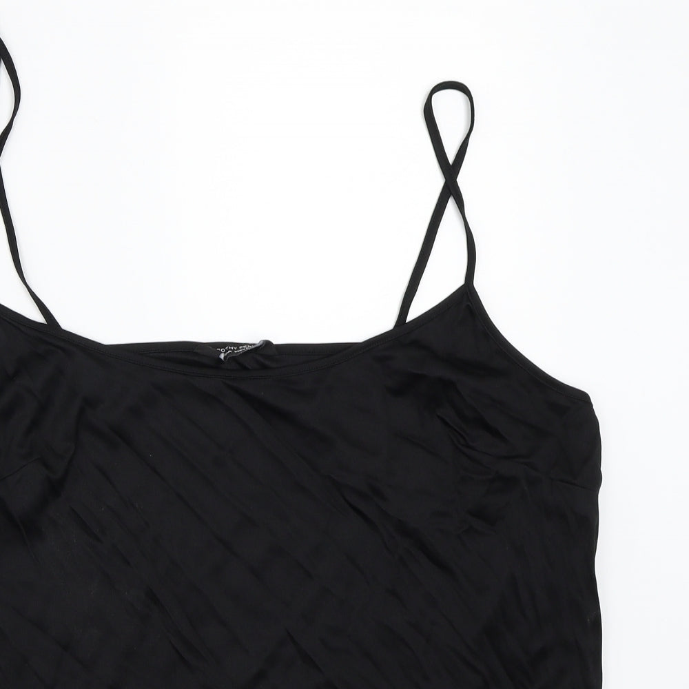 Womens UK Size 22 Dorothy Perkins Black Basic Tank