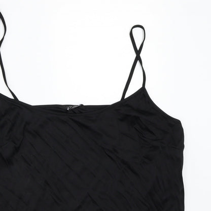 Womens UK Size 22 Dorothy Perkins Black Basic Tank