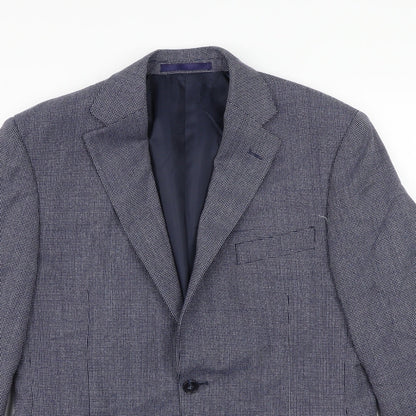 Mens UK Size 38 Marks and Spencer Regular Blue Suit Jacket