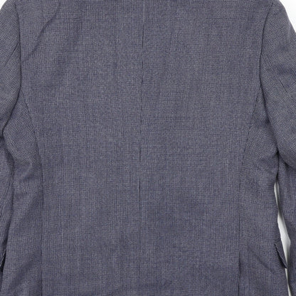 Mens UK Size 38 Marks and Spencer Regular Blue Suit Jacket