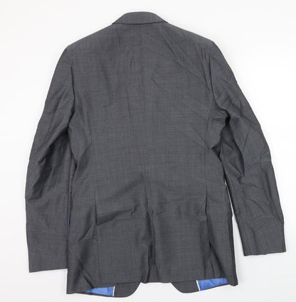 Mens UK Size 38 Marks and Spencer Regular Grey Suit Jacket