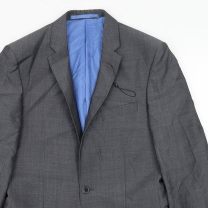 Mens UK Size 38 Marks and Spencer Regular Grey Suit Jacket