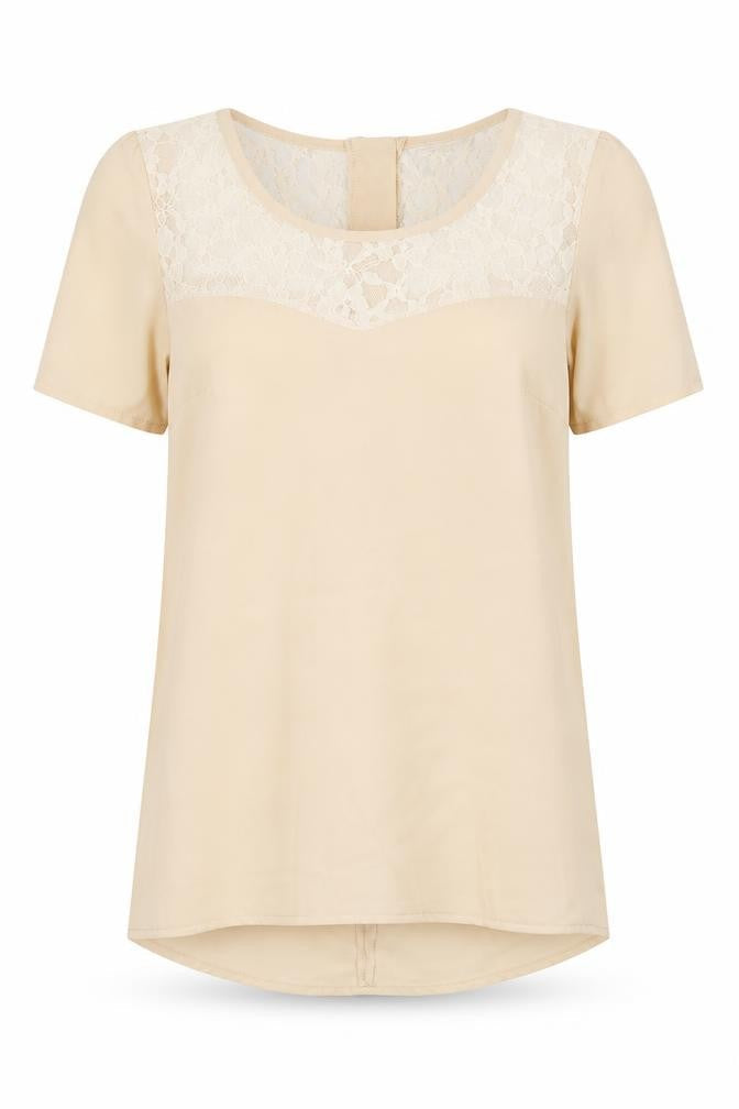 Womens UK Size 8 New Look Pink Basic Blouse