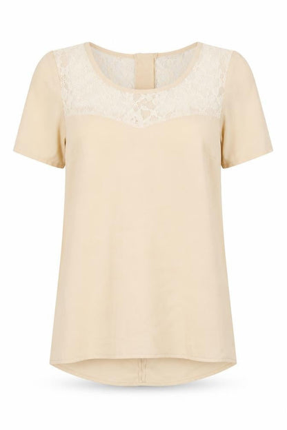Womens UK Size 8 New Look Pink Basic Blouse