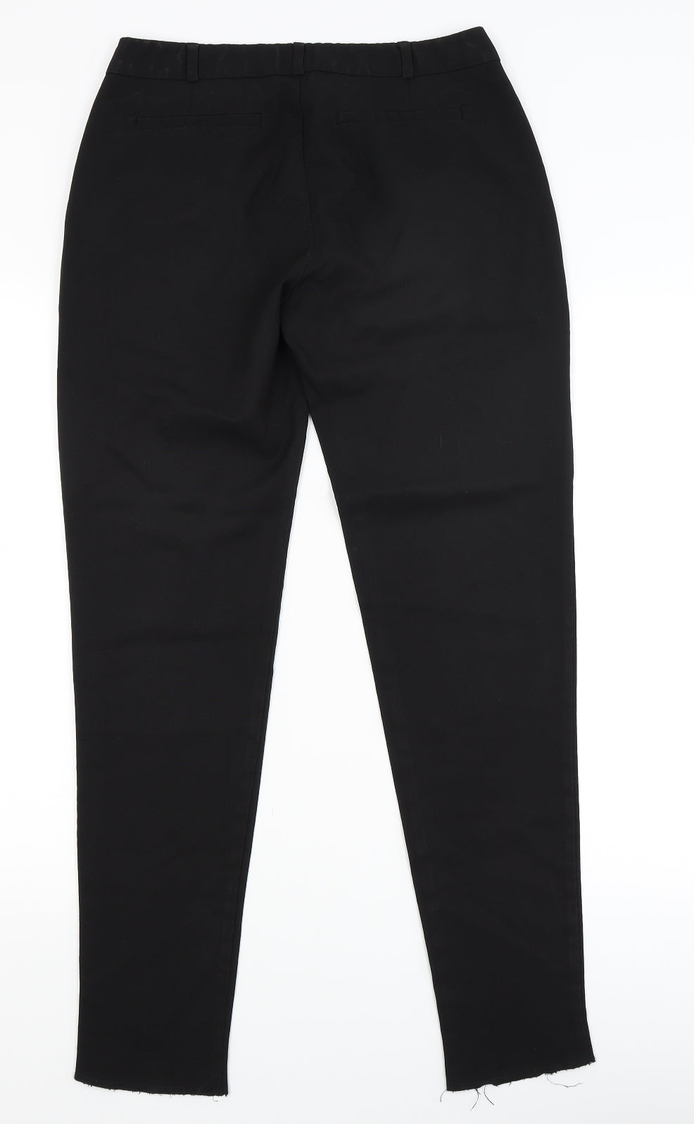 Womens UK Size 10 Select Slim Fit Dress Pants Black Trousers