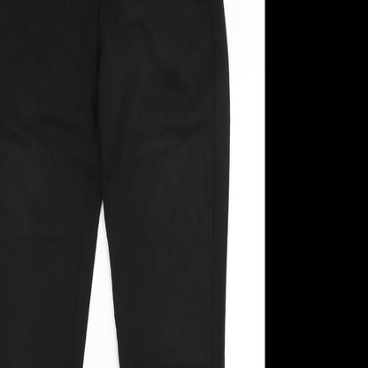 Womens UK Size 10 Select Slim Fit Dress Pants Black Trousers