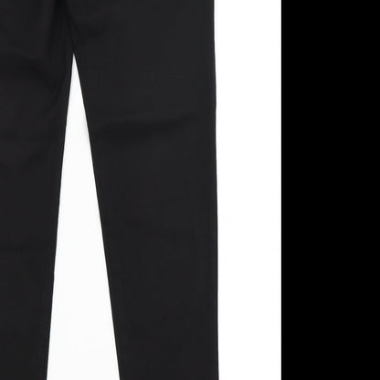 Womens UK Size 10 Select Slim Fit Dress Pants Black Trousers