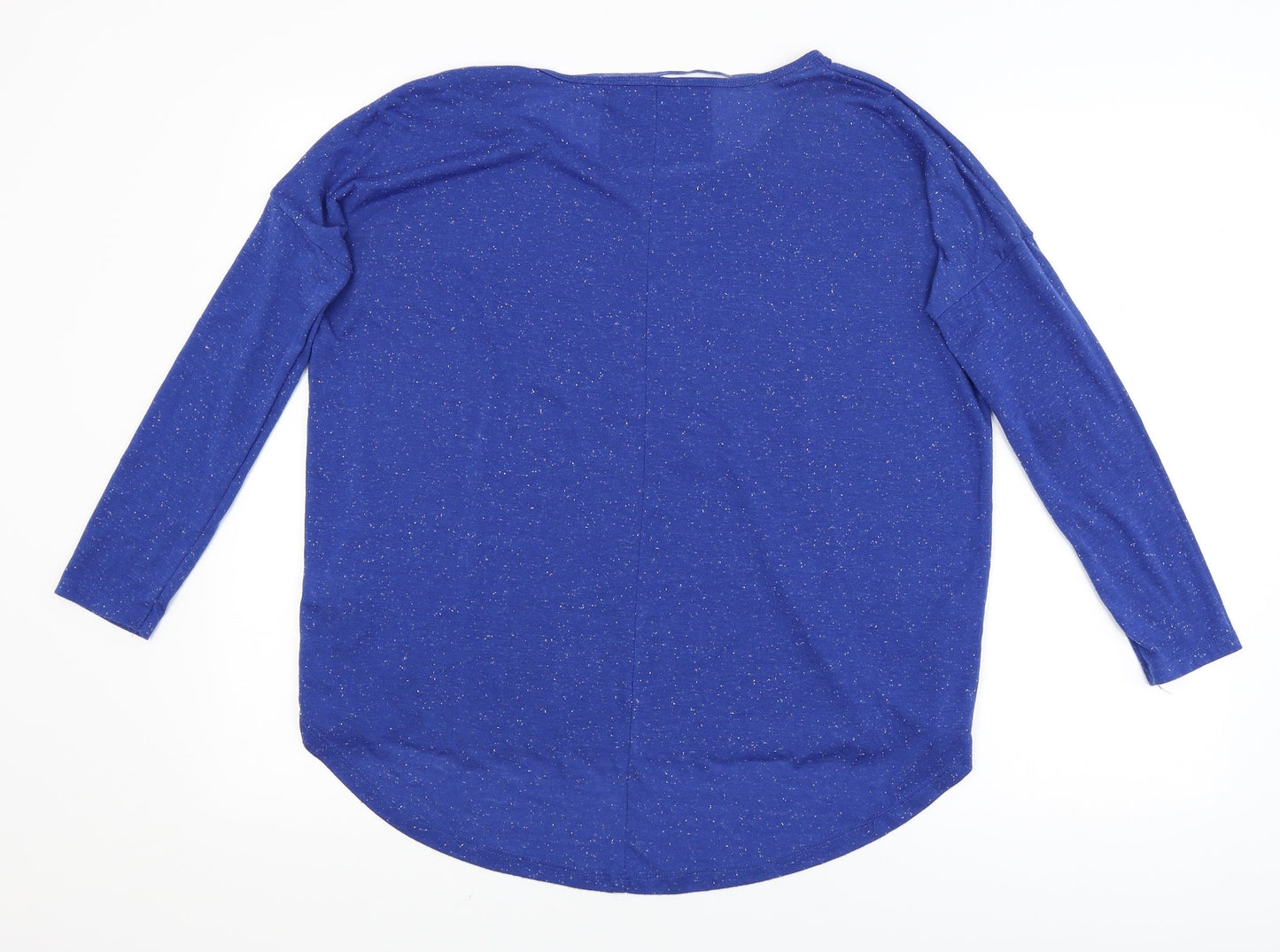 Womens UK Size 6 Atmosphere Blue Basic T-Shirt