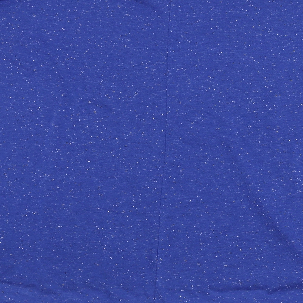 Womens UK Size 6 Atmosphere Blue Basic T-Shirt