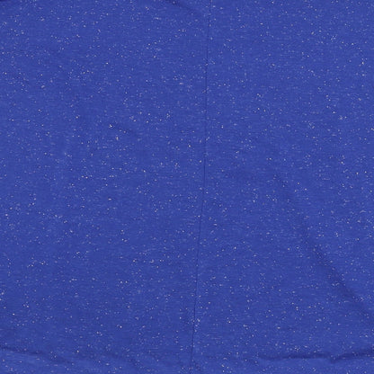 Womens UK Size 6 Atmosphere Blue Basic T-Shirt