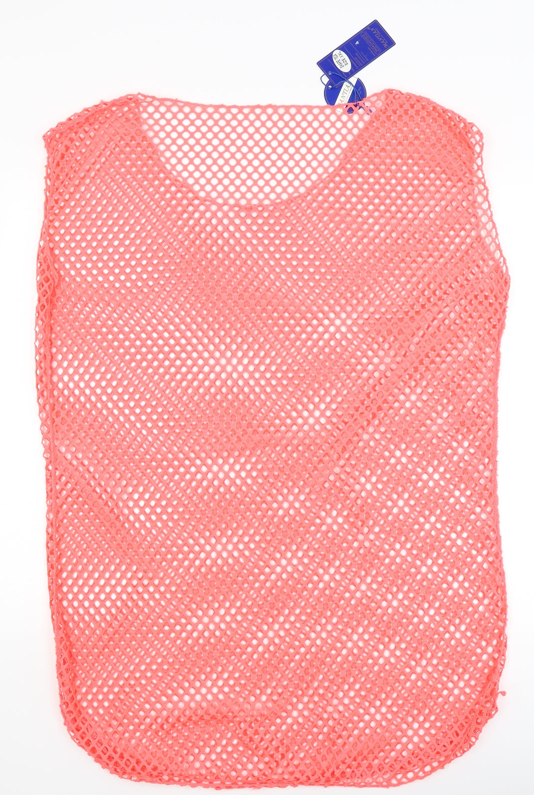 Mantian Womens Orange  Mesh Tunic T-Shirt Size 2XL